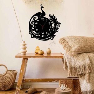 peacock metal wall clock.jpg