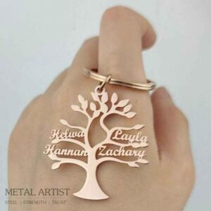 stainless steel family tree keychain.jpg
