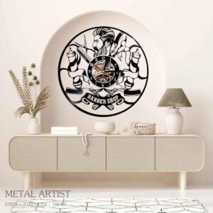 customized barber metal clock 130787.jpg