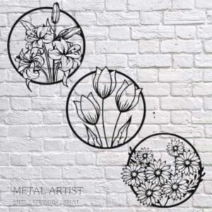 flowers metal wall art wall decor 247845.jpg