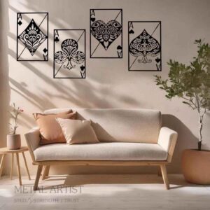 playing cards metal wall decor poker metal wall art 986460.jpg